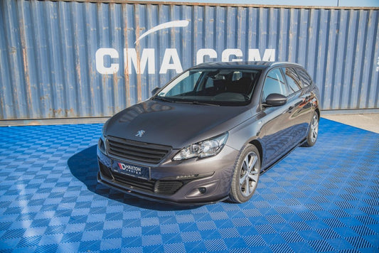 Maxton Design - FRONT SPLITTER V1 PEUGEOT 308 MK2 FACELIFT (2017-2021)