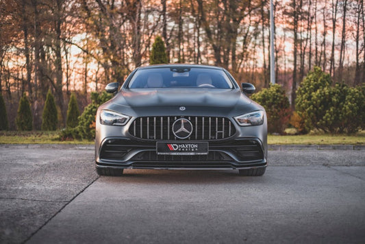 Maxton Design - FRONT SPLITTER V2 MERCEDES AMG GT 53 4-DOOR COUPE (2018-)