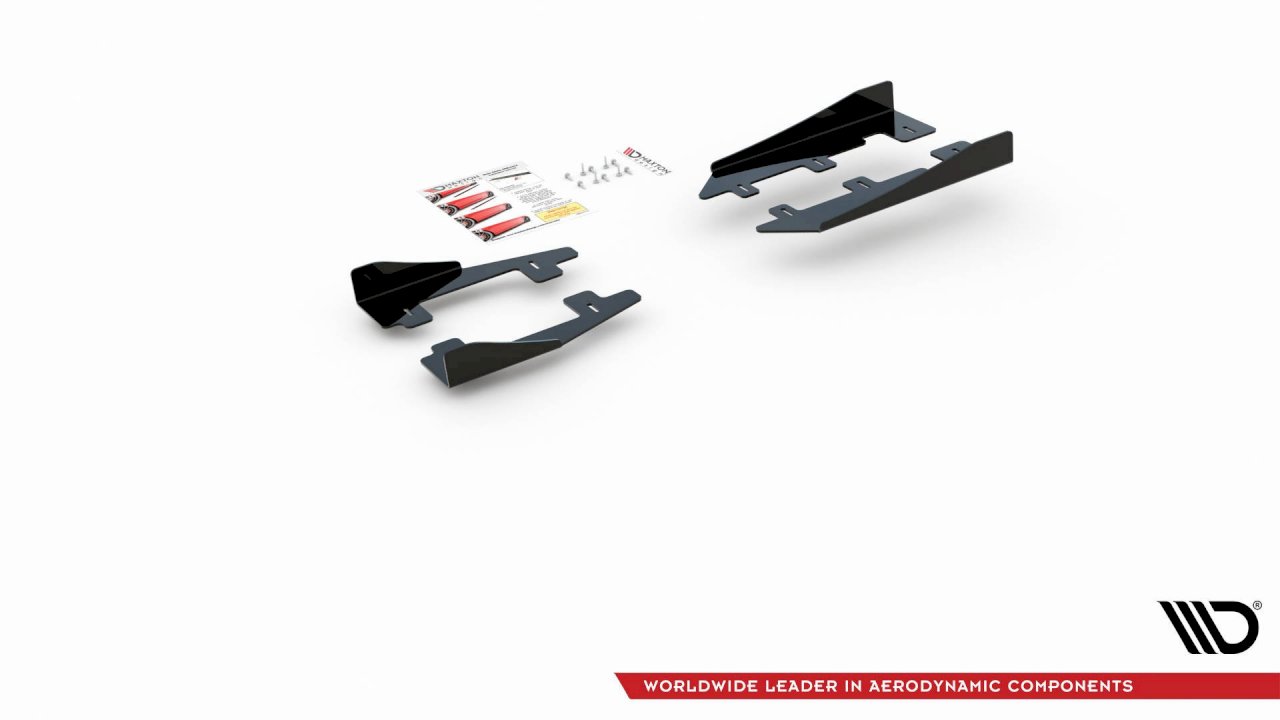 Maxton Design - STREET PRO SIDE FLAPS FORD FOCUS RS MK3 (2015-2018)