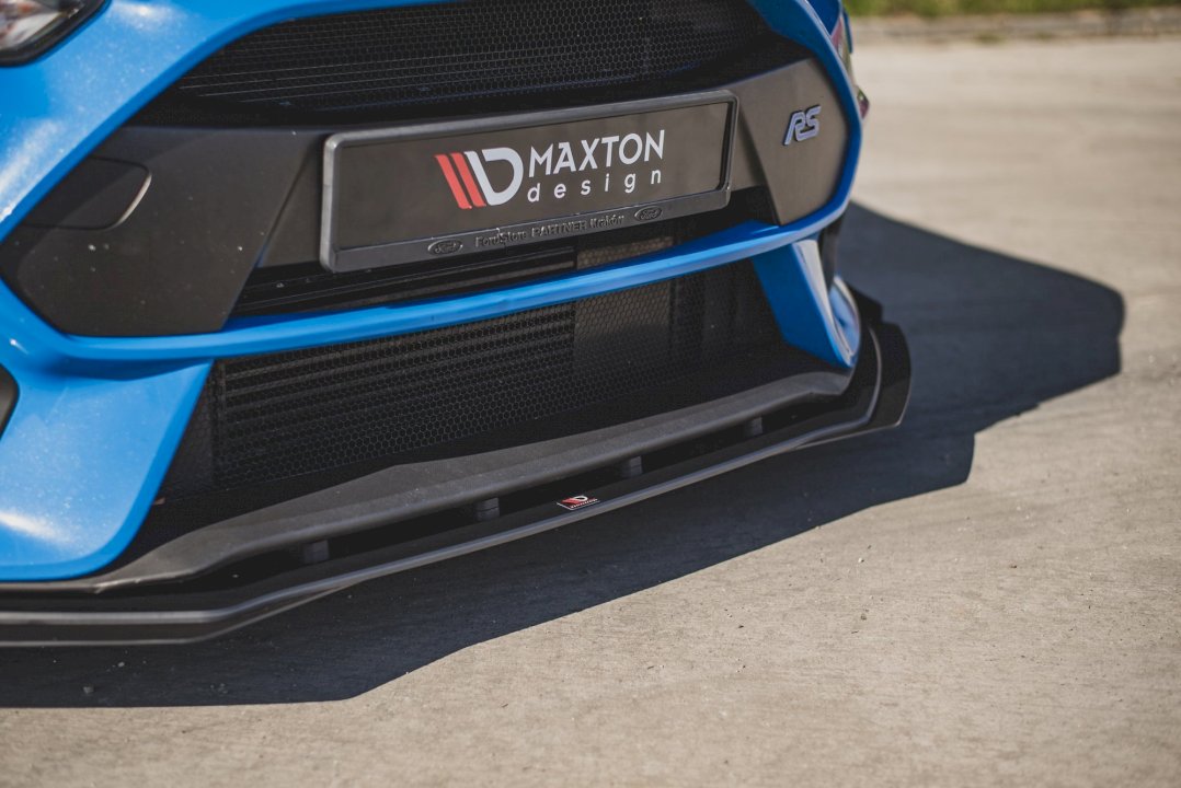 Maxton Design - STREET PRO DURABILITY FRONT SPLITTER (+FLAPS) FORD FOCUS RS MK3 (2015-2018)