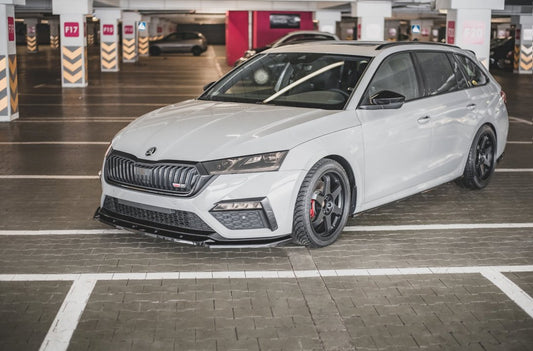 Maxton Design - FRONT SPLITTER V3 SKODA OCTAVIA RS MK4 (2020-2024)