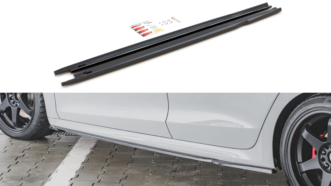 Maxton Design - Side Skirt Diffusers V.1 Skoda Octavia RS Liftback / Estate Mk4