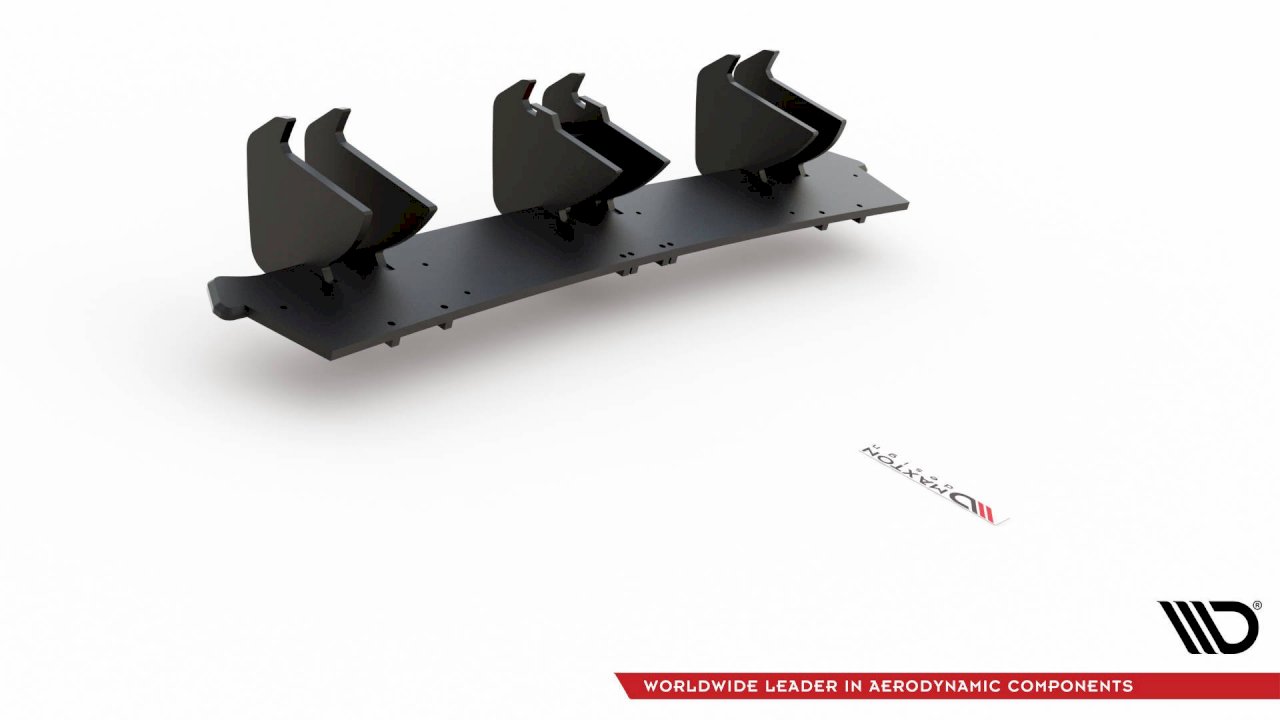 Maxton Design - STREET PRO REAR DIFFUSER V2 VW GOLF 8 GTI (2020-)