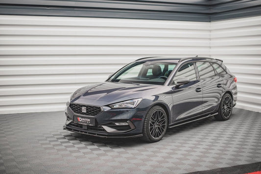 Maxton Design - FRONT SPLITTER V1 SEAT LEON FR MK4 (2020-)