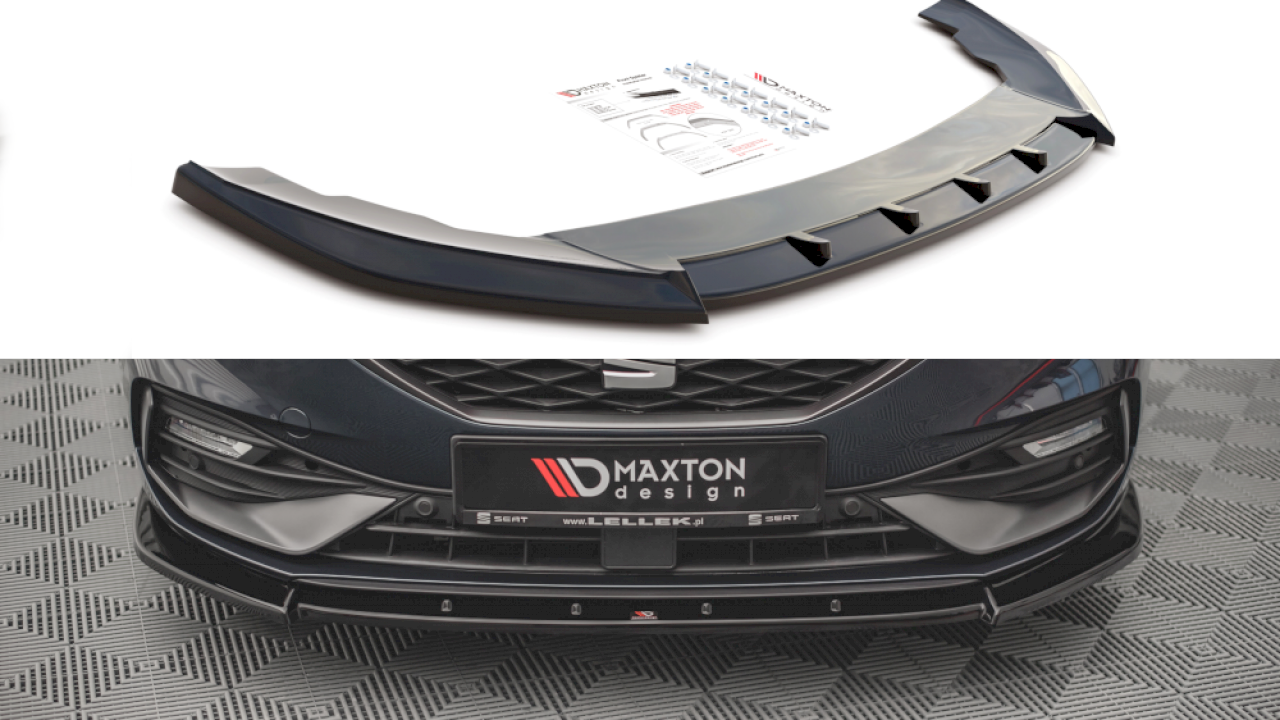 Maxton Design - FRONT SPLITTER V1 SEAT LEON FR MK4 (2020-)
