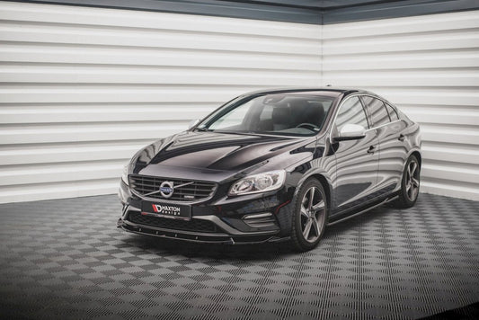 Maxton Design - FRONT SPLITTER V1 VOLVO S60 R-DESIGN MK2 (2014-2018)
