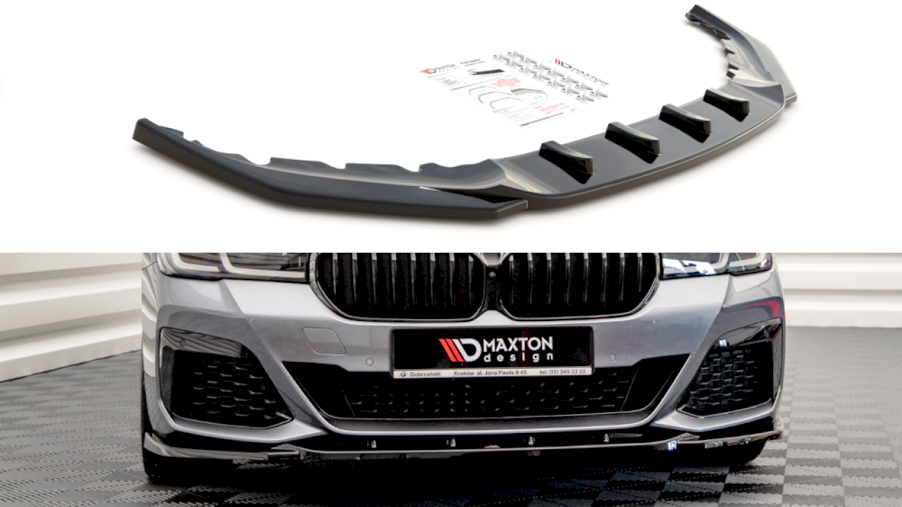 Maxton Design - Front Splitter V.2 BMW 5 M-Pack / M550i / M550d Sedan / Touring G30 / G31 Facelift