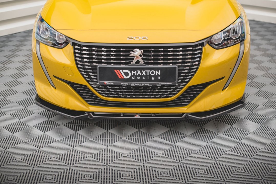 Maxton Design - FRONT SPLITTER V1 PEUGEOT 208 MK2 (2019-)