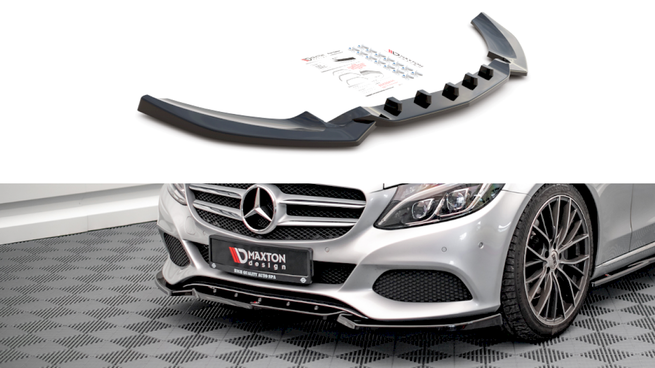 Maxton Design - FRONT SPLITTER MERCEDES C W205 (2014-2018)