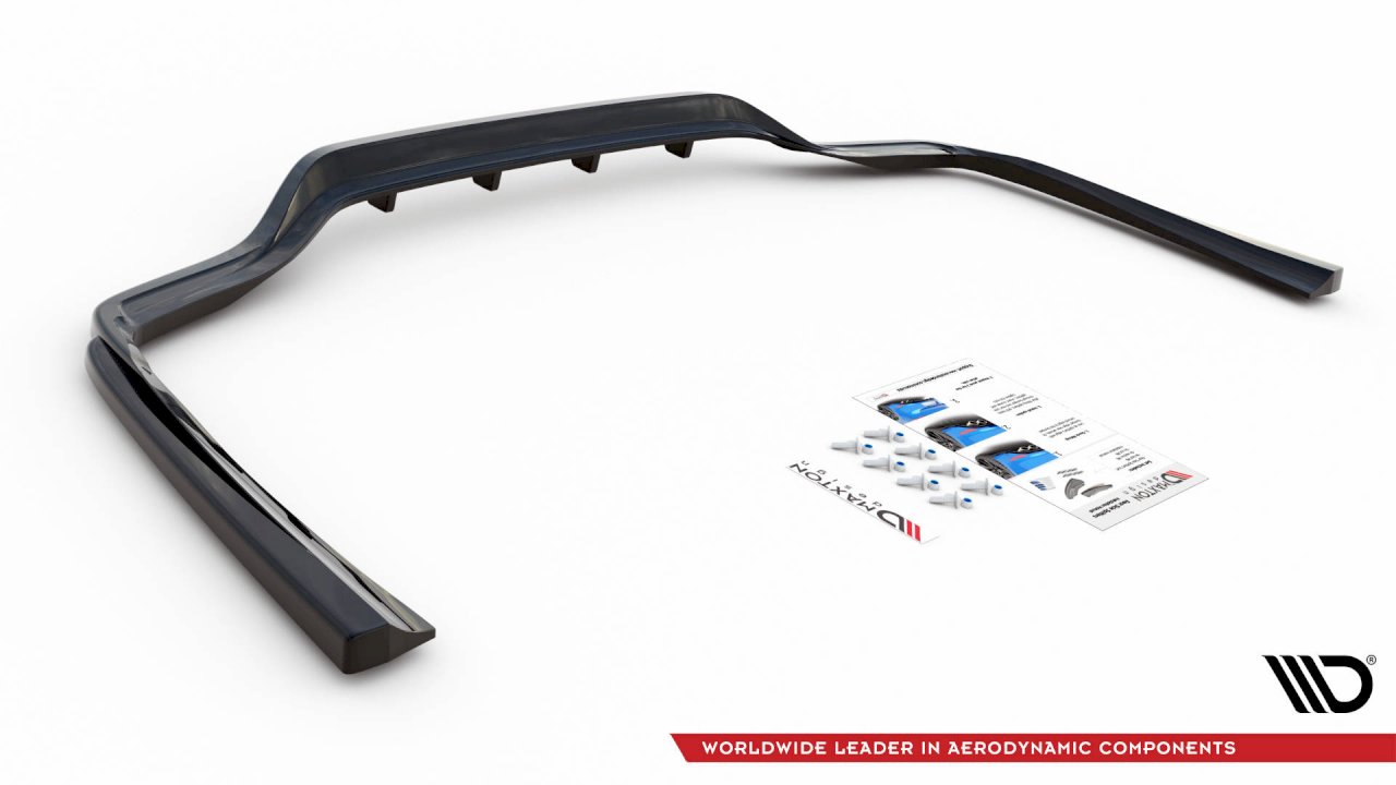 Maxton Design - Rear Splitter (Vertical Bars) Mercedes C W205 Estate