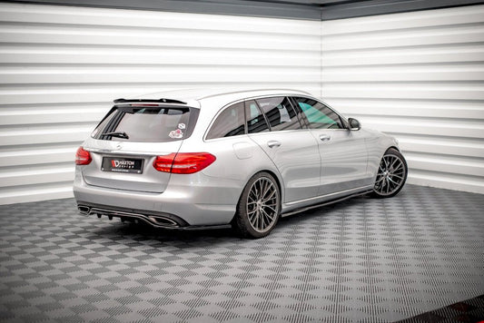 Maxton Design - Rear Splitter (Vertical Bars) Mercedes C W205 Estate