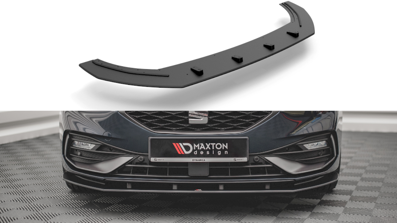 Maxton Design - STREET PRO FRONT SPLITTER SEAT LEON FR MK4 (2020-)