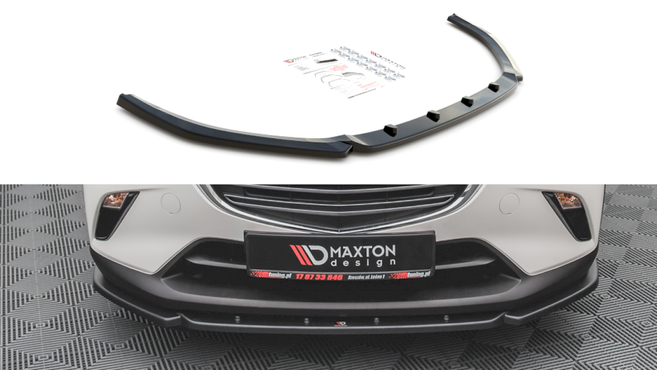 Maxton Design - FRONT SPLITTER V2 MAZDA CX-3 (2015-)
