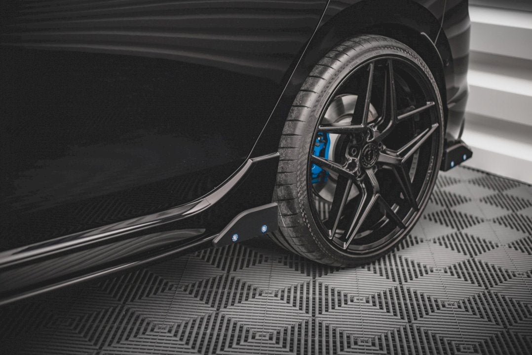 Maxton Design - SIDE SKIRTS DIFFUSERS V.2 + FLAPS VW GOLF R MK8