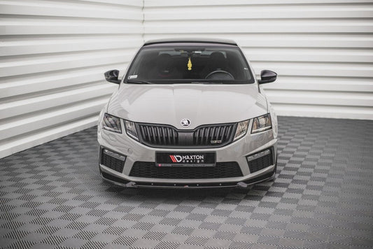 Maxton Design - FRONT SPLITTER V.2 SKODA OCTAVIA RS MK3 FACELIFT (2016-2019)