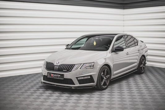 Maxton Design - FRONT SPLITTER V.3 SKODA OCTAVIA RS MK3 FACELIFT (2016-2019)