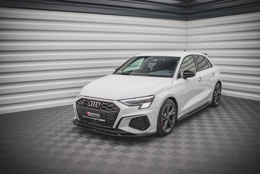 Maxton Design - FRONT SPLITTER V.3 AUDI S3 / A3 S-LINE 8Y (2020-2024)