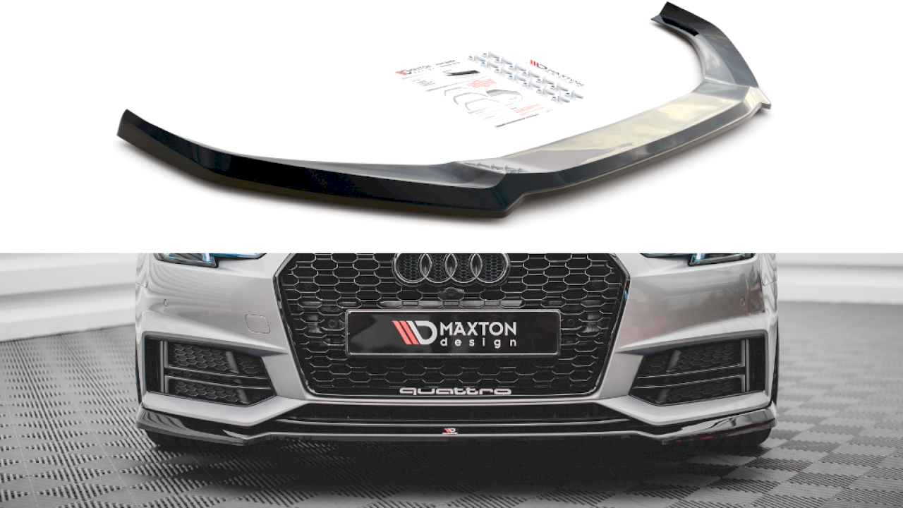 Maxton Design - FRONT SPLITTER V.4 AUDI S4 / A4 S-LINE B9 (2015-2019)