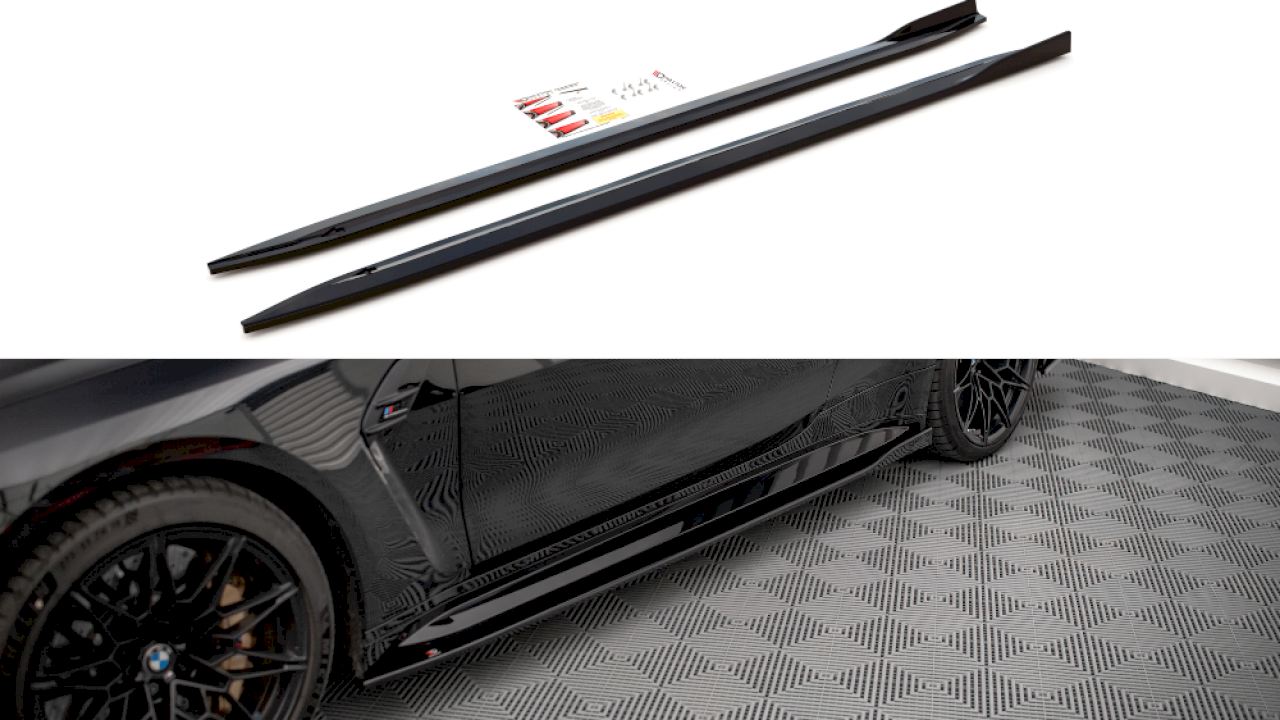 Maxton Design - Side Skirt Diffusers V.1 BMW M4 G82 / G82 Facelift