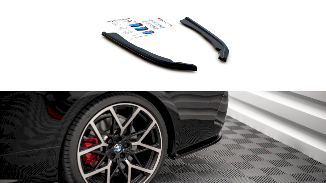 Maxton Design - REAR SIDE SPLITTERS V.1 BMW 4 M-PACK G22 (2020-)
