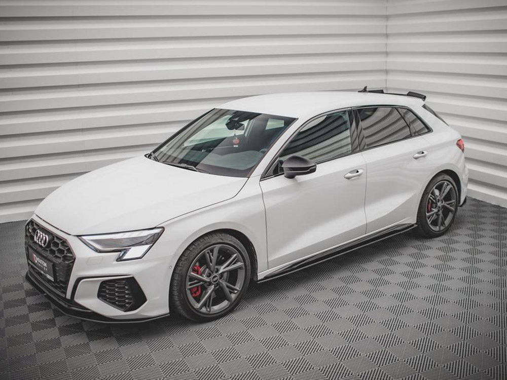 Maxton Design -Street PRO Side Skirts Diffusers Audi S3 / A3 S-Line 8Y / 8Y Facelift