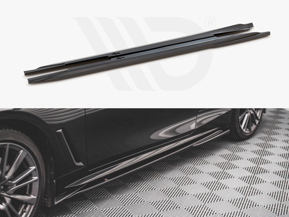 Maxton Design - SIDE SKIRTS DIFFUSERS INFINITI Q60 S MK2 (2017-)