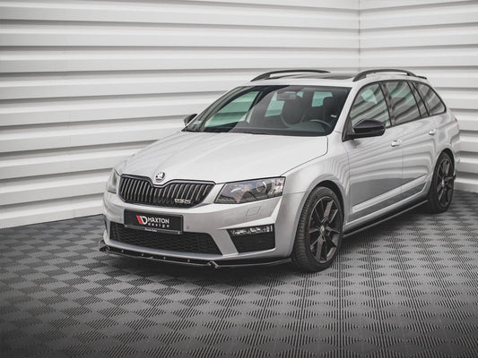 Maxton Design - FRONT SPLITTER V.3 SKODA OCTAVIA RS MK3 (2013-2016)
