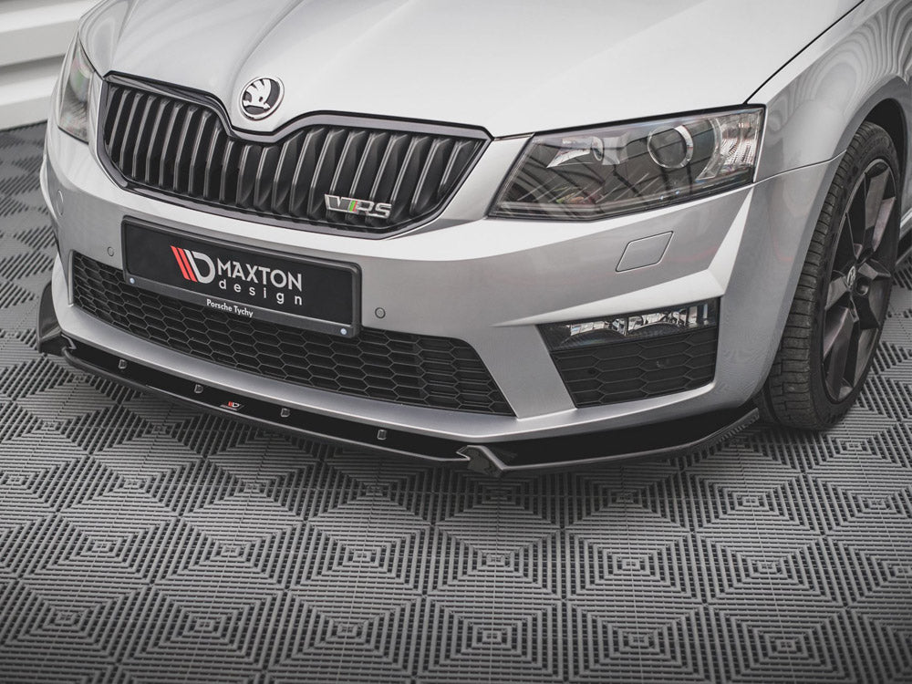 Maxton Design - FRONT SPLITTER V.3 SKODA OCTAVIA RS MK3 (2013-2016)