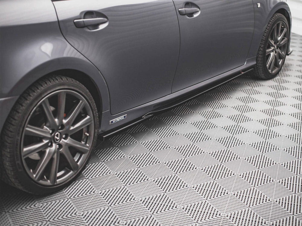 Maxton Design - SIDE SKIRTS DIFFUSERS LEXUS GS F SPORT MK4(L10) (2012-2015)