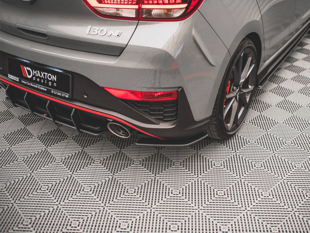 Maxton Design - STREET PRO REAR SIDE SPLITTERS HYUNDAI I30 N HATCHBACK MK3 FACELIFT (2020-)