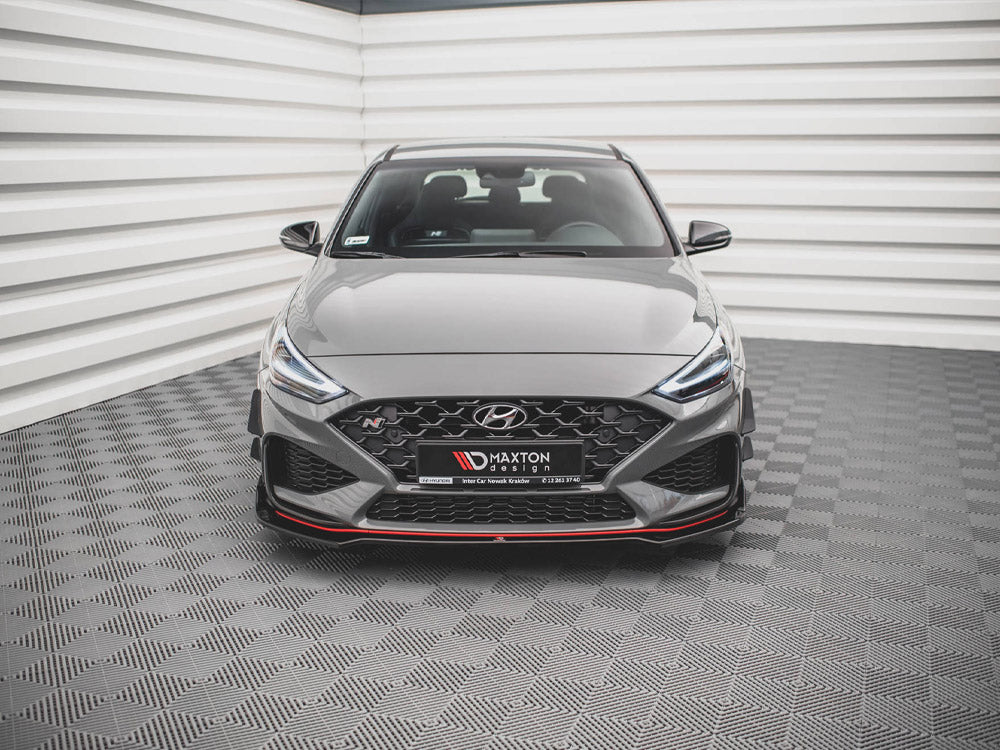Maxton Design - FRONT SPLITTER V.3 HYUNDAI I30 N HATCHBACK/FASTBACK MK3 FACELIFT (2020-)