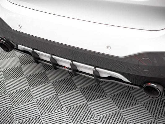 Maxton Design - Street PRO Rear Diffuser Bmw X1 M-pack F48 (2015-2019)