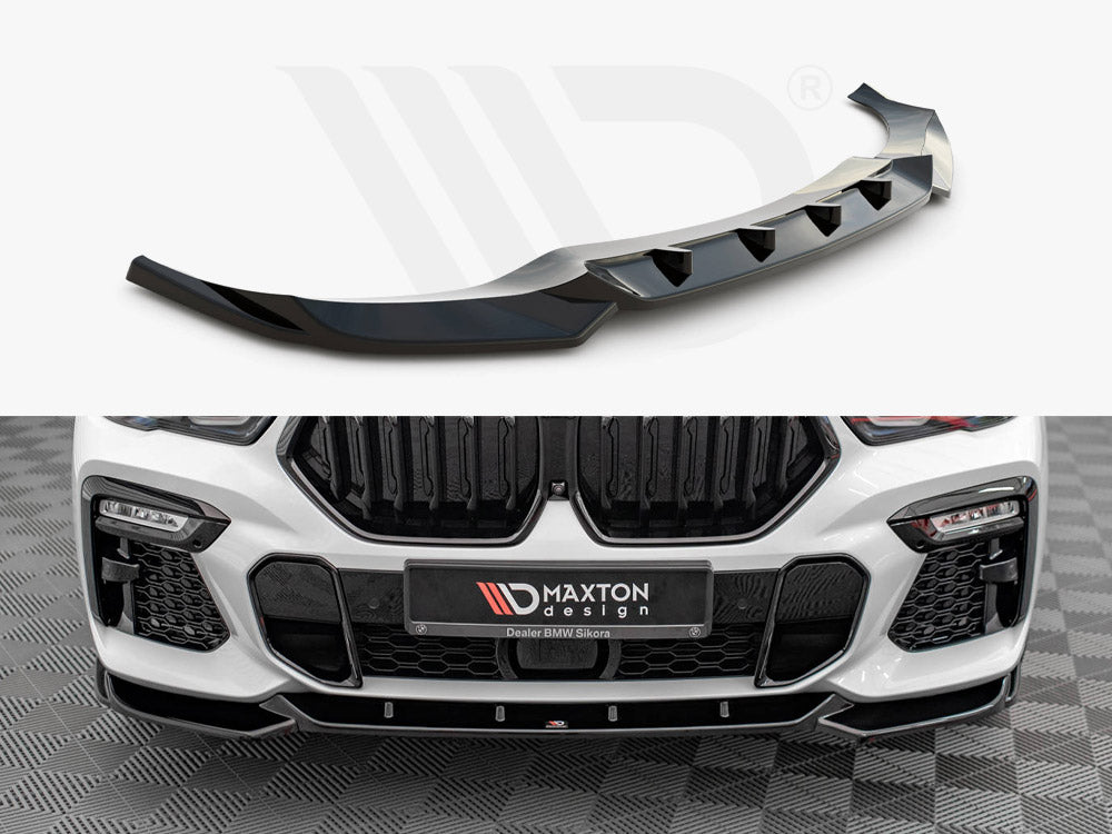 Maxton Design - FRONT SPLITTER V.1 BMW X6 M-PACK G06