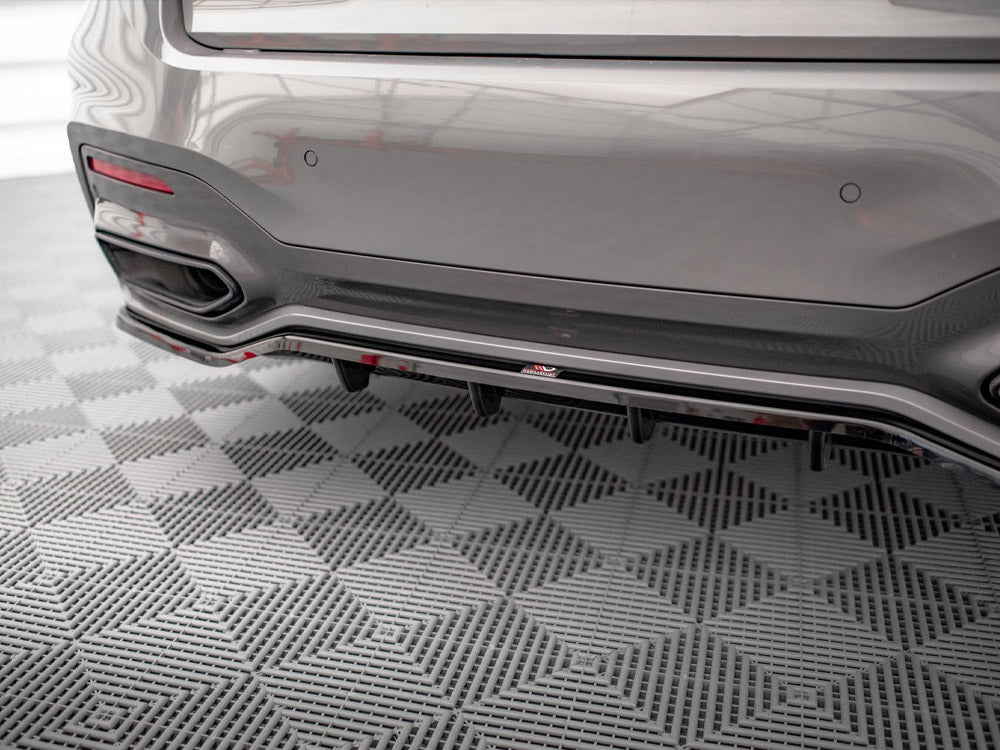 Maxton Design - Rear Splitter (Vertical Bars) V.1 BMW 7 M-Pack G11 / G12 Facelift