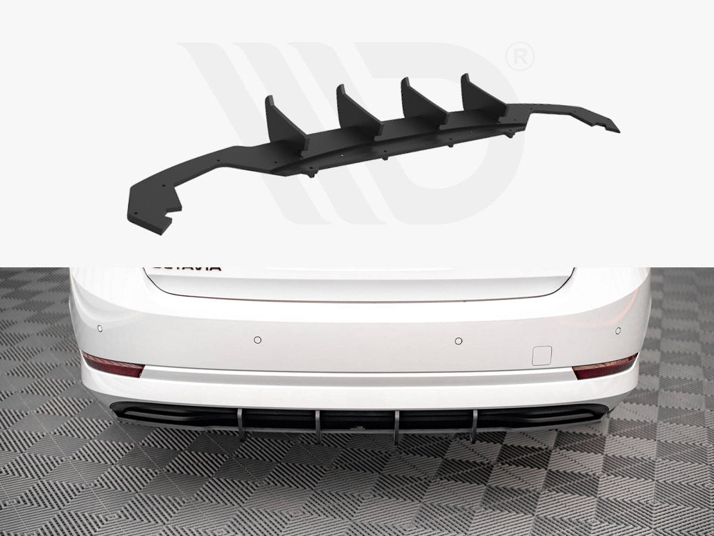 Maxton Design - STREET PRO REAR DIFFUSER SKODA OCTAVIA MK4 (2019-)