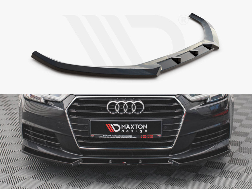 Maxton Design - FRONT SPLITTER V.2 AUDI A4 B9 (2015-2019)