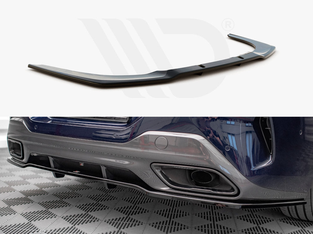 Maxton Design - Aftermarket  CENTRAL REAR SPLITTER (VERTICAL BARS) BMW M850I GRAN COUPE G16 (2019-)