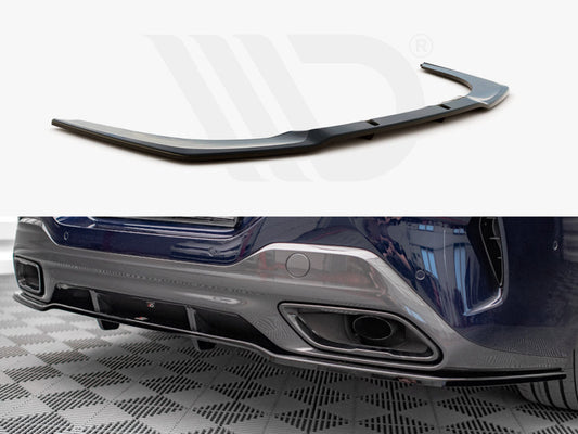 Maxton Design - Aftermarket  CENTRAL REAR SPLITTER (VERTICAL BARS) BMW M850I GRAN COUPE G16 (2019-)