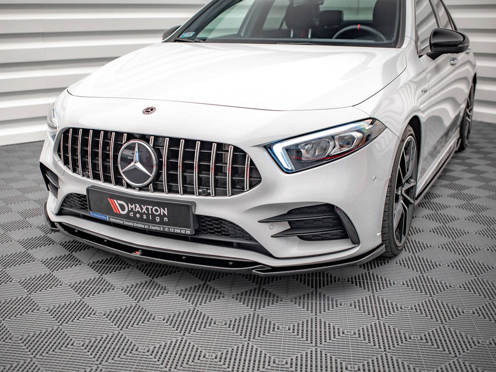 Maxton Design - FRONT SPLITTER V.5 MERCEDES A35 AMG / AMG-LINE W177