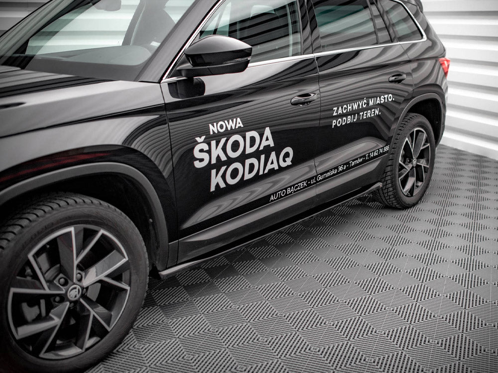 Maxton Design - SIDE SKIRTS DIFFUSERS SKODA KODIAQ MK1 FACELIFT (2019)