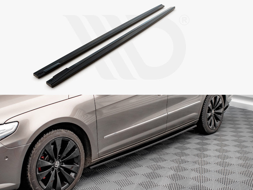 Maxton Design - SIDE SKIRTS DIFFUSERS V.2 VW PASSAT CC (2008-2012)
