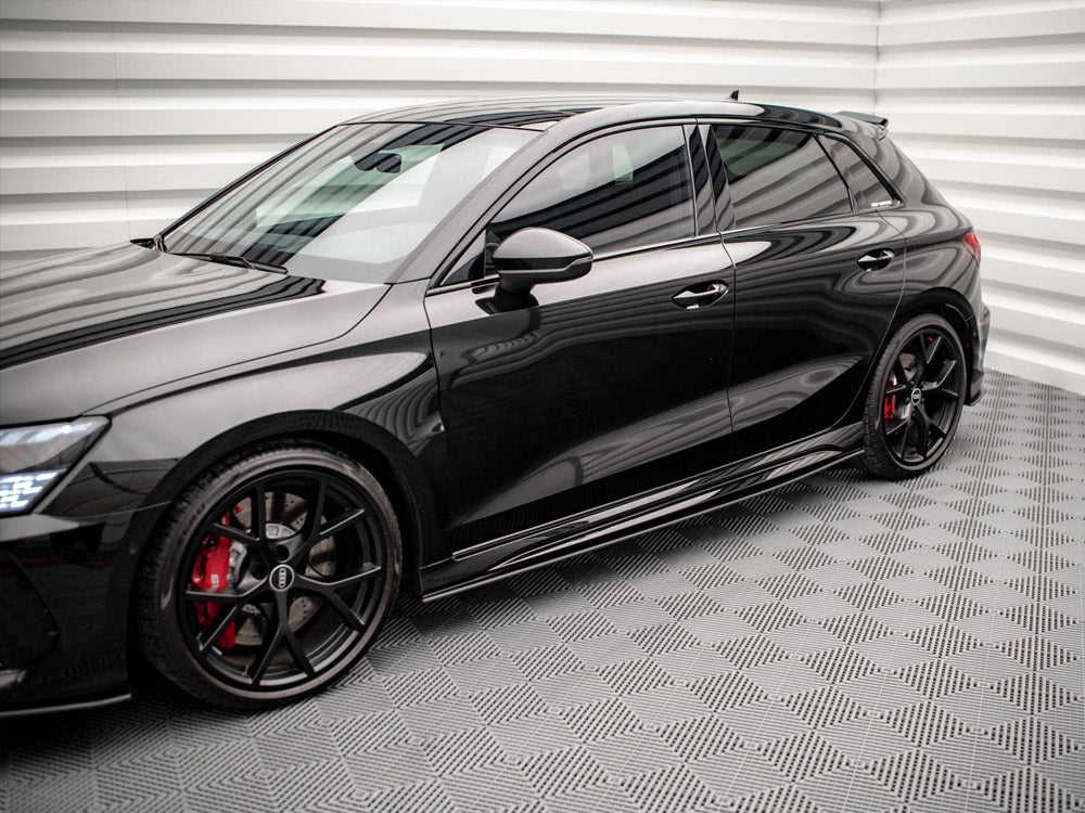 Maxton Design - STREET PRO SIDE SKIRTS DIFFUSERS AUDI RS3 SPORTBACK 8Y (2020-)