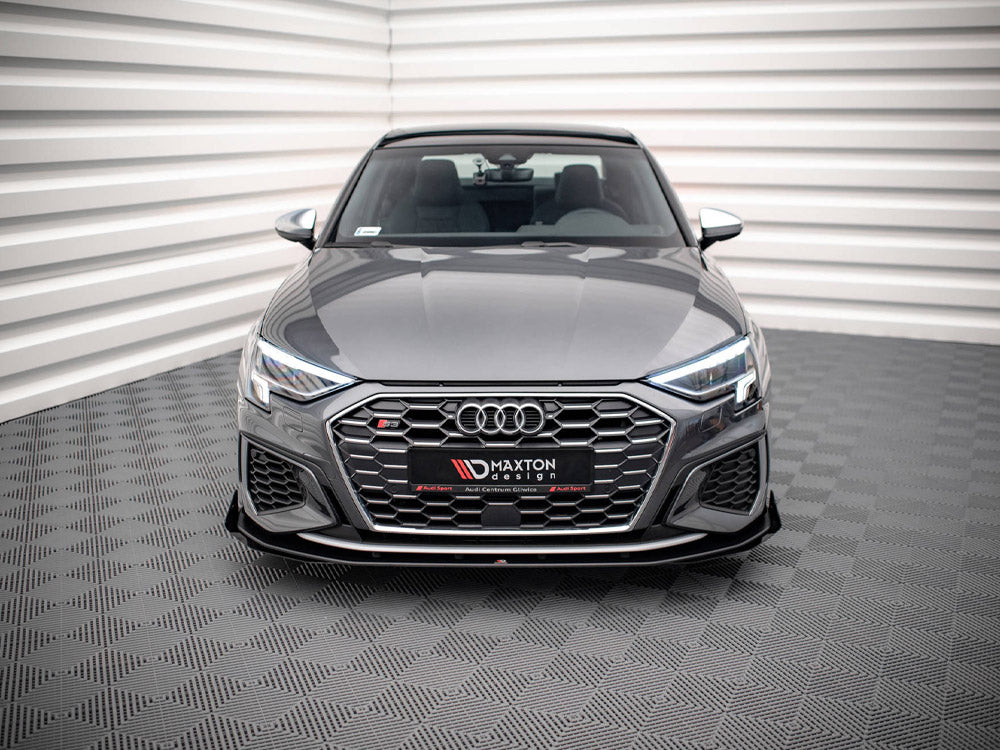 Maxton Design - Street PRO Front Splitter V.1 + Flaps Audi S3 / A3 S-Line 8Y