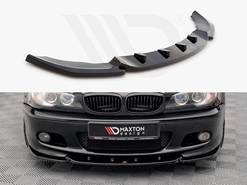 Maxton Design - FRONT SPLITTER V.2 BMW 3 COUPE M-PACK E46 (1999-2005)