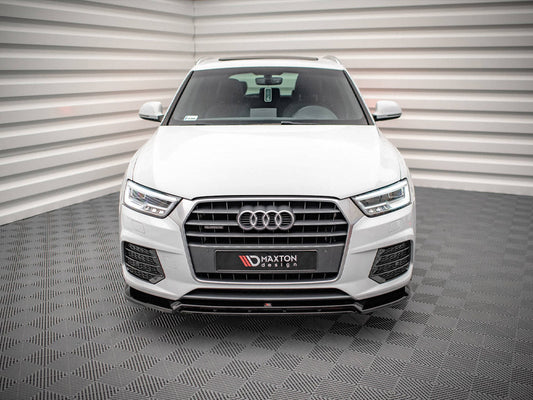 Maxton Design - FRONT SPLITTER V.2 AUDI Q3 8U FACELIFT (2014-2018)