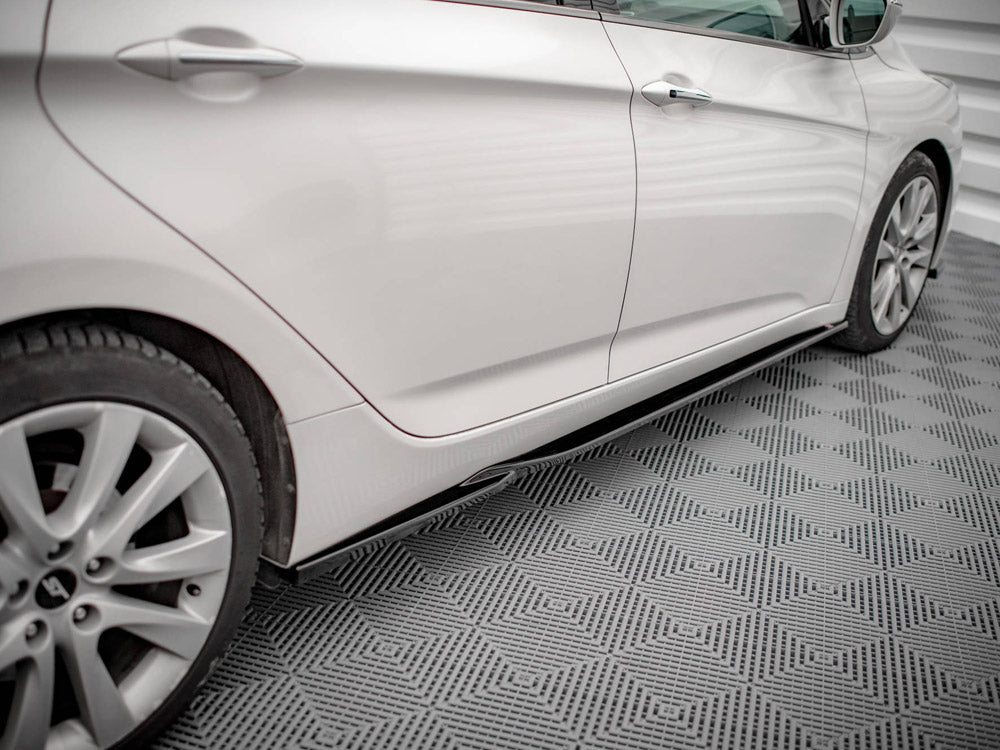 Maxton Design - SIDE SKIRTS DIFFUSERS HYUNDAI I40 MK1 (2011-2014)