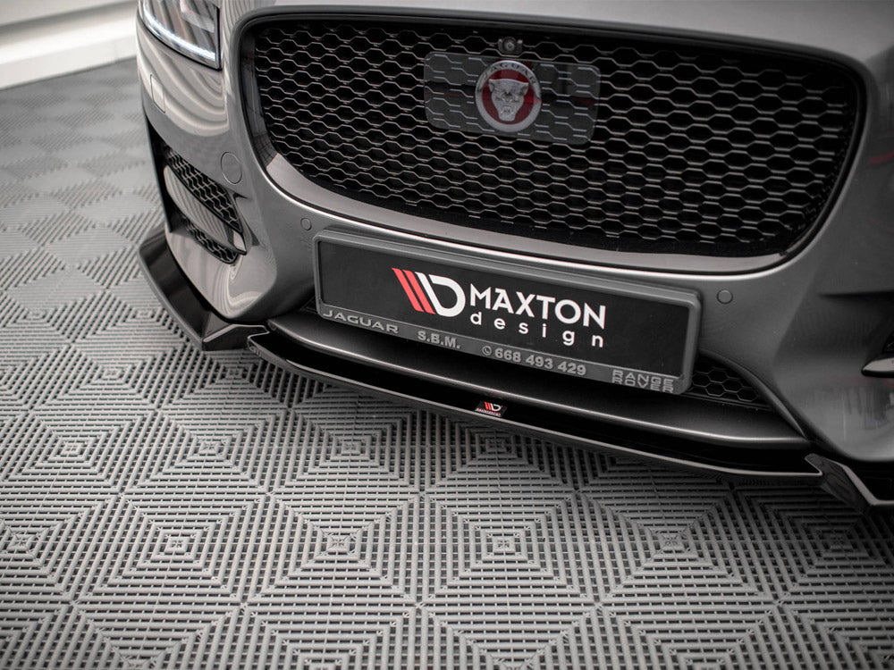 Maxton Design - FRONT SPLITTER V.2 JAGUAR XF R-SPORT MK2 (2015-2020)