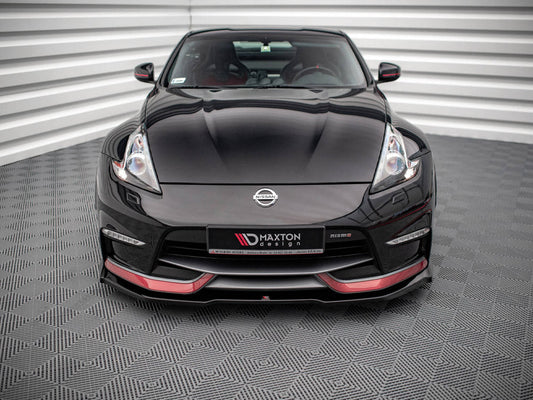 Maxton Design - FRONT SPLITTER V.1 NISSAN 370Z NISMO FACELIFT (2014-2020)
