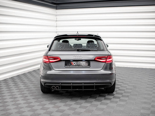 Maxton Design - STREET PRO REAR DIFFUSER AUDI A3 SPORTBACK 8V (2013-2016)