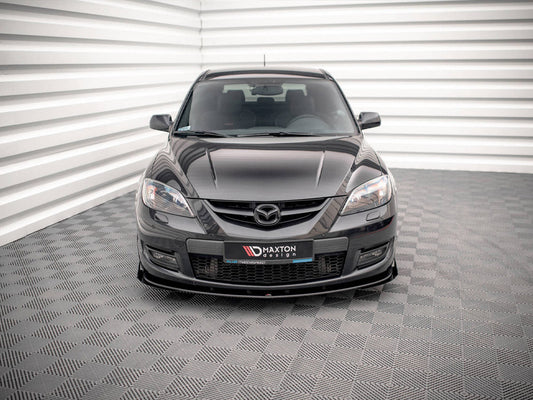 Maxton Design - STREET PRO FRONT SPLITTER V.1 (+FLAPS) MAZDA 3 MPS MK1 (2006-2008)